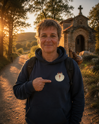 Pilgermuschel ⨝ Der Camino Hoodie