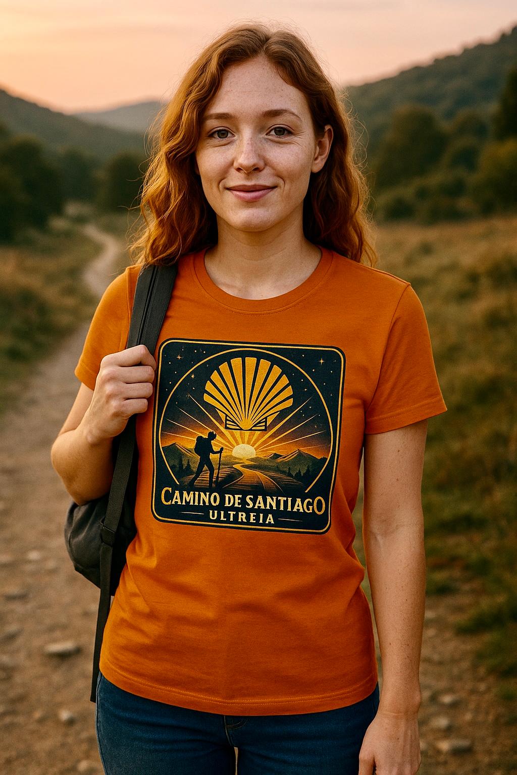 Camino de santiago - Ultreia – Damen T-Shirt aus Bio-Baumwolle