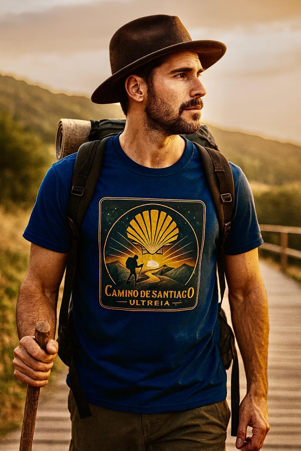 Camino de santiago - Ultreia – Herren T-Shirt aus Bio-Baumwolle