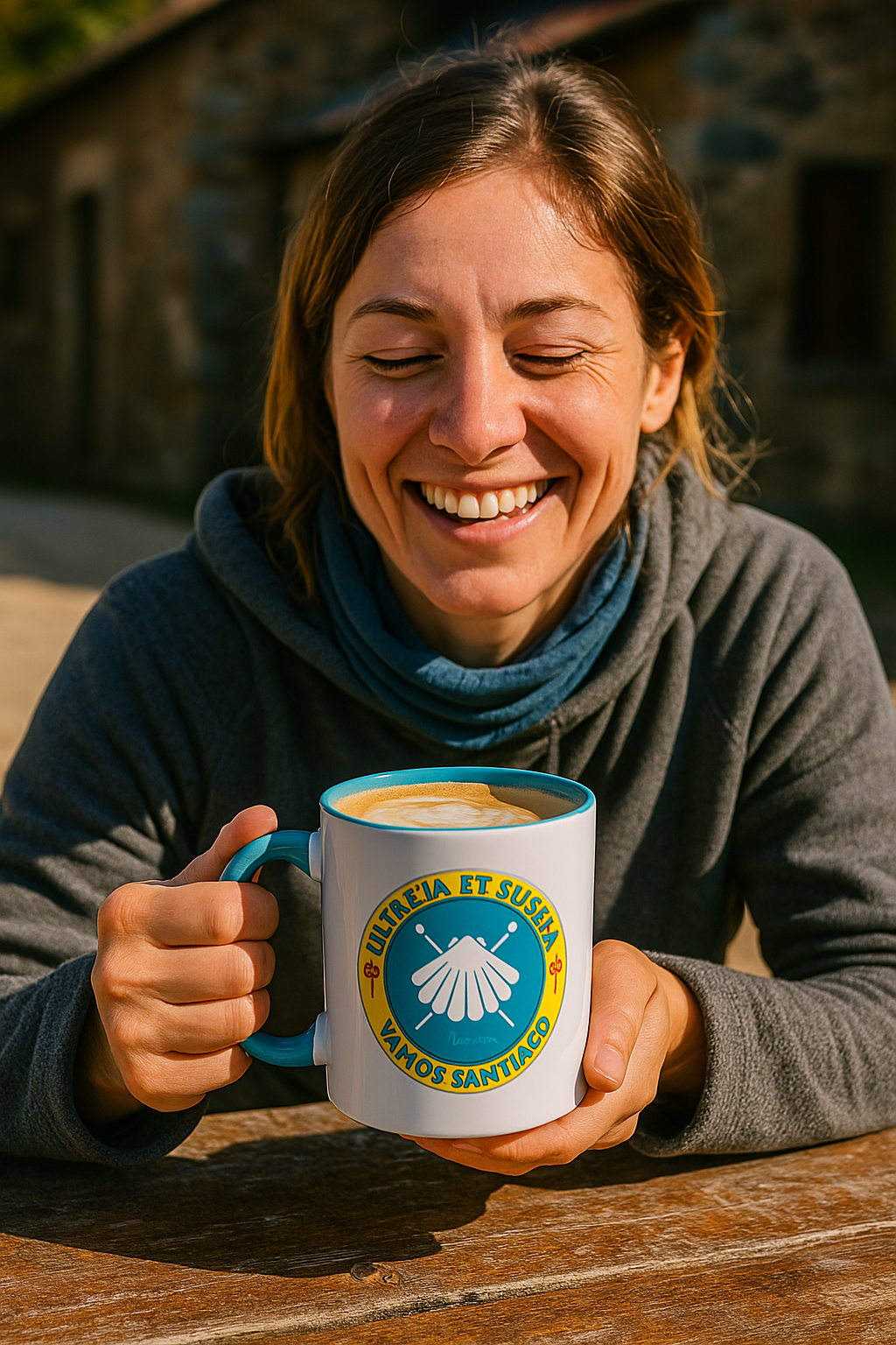 Ultreia et Suseia – 2-farbiger Kaffeebecher