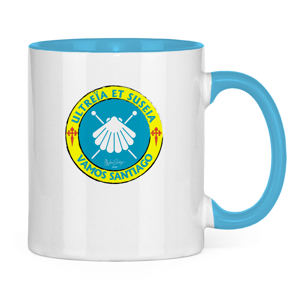 Ultreia et Suseia 2-farbiger Kaffeebecher blau