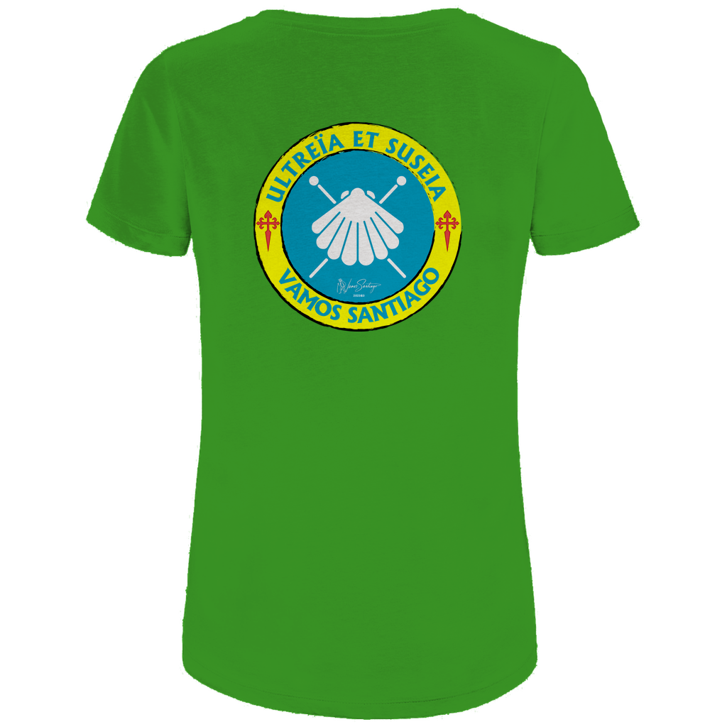 Ultreia et Suseia Damen T-Shirt aus Bio-Baumwolle gruen