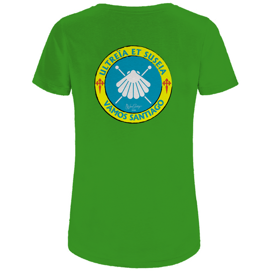 Ultreia et Suseia Damen T-Shirt aus Bio-Baumwolle gruen