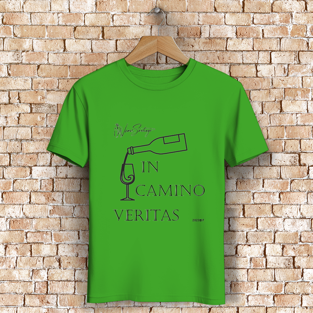 In Camino Veritas – Herren T-Shirt aus Bio-Baumwolle