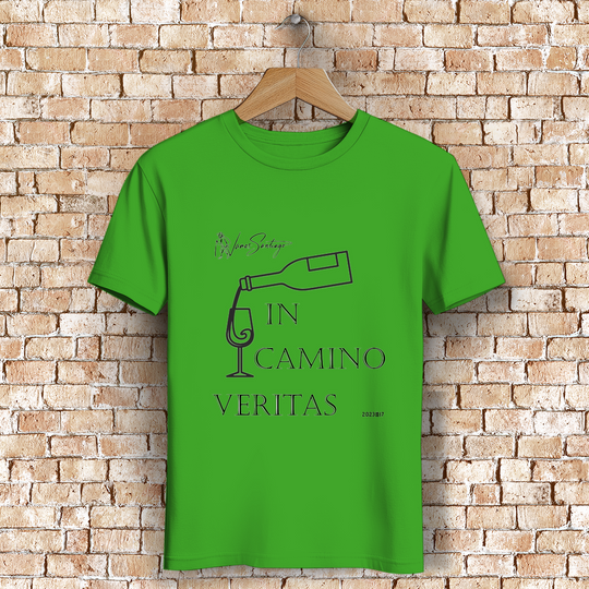 In Camino Veritas – Herren T-Shirt aus Bio-Baumwolle