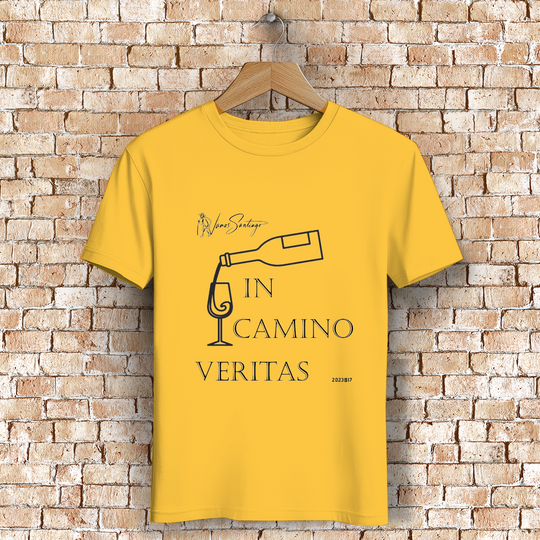 In Camino Veritas – Herren T-Shirt aus Bio-Baumwolle