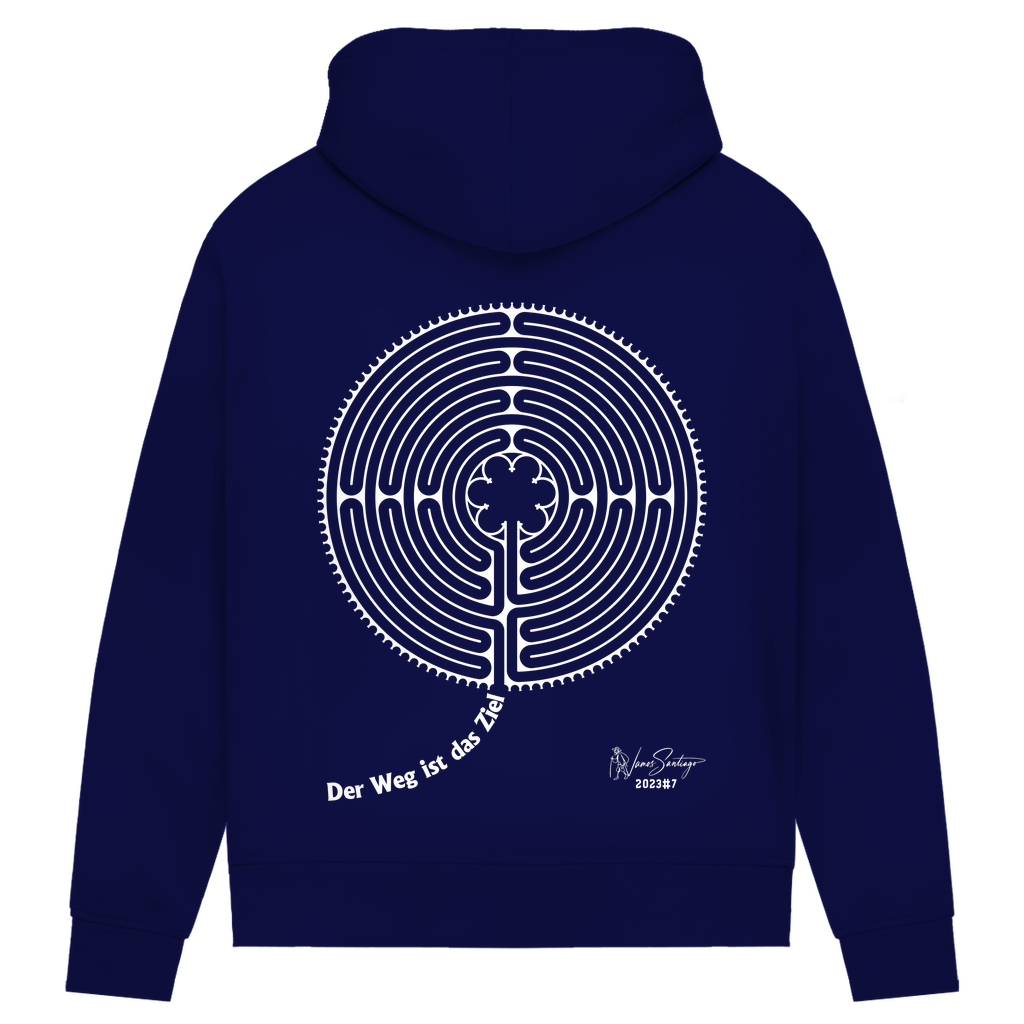 Der Weg ist das Ziel - Damen Hoodie aus Bio-Baumwolle