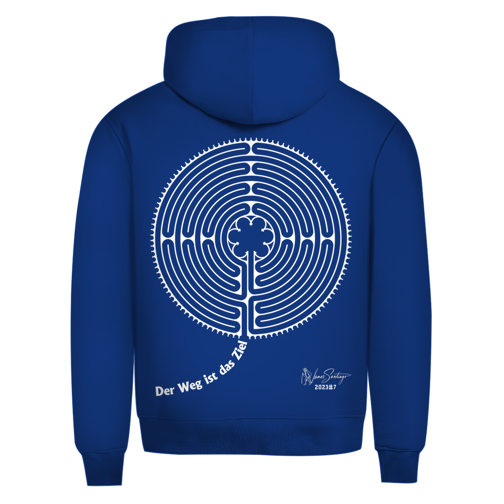 Der Weg ist das Ziel – Herren Hoodie aus Bio-Baumwolle