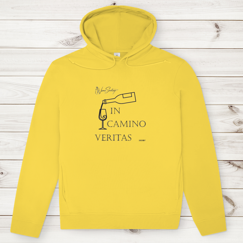 In Camino Veritas – Hoodie aus Bio-Baumwolle