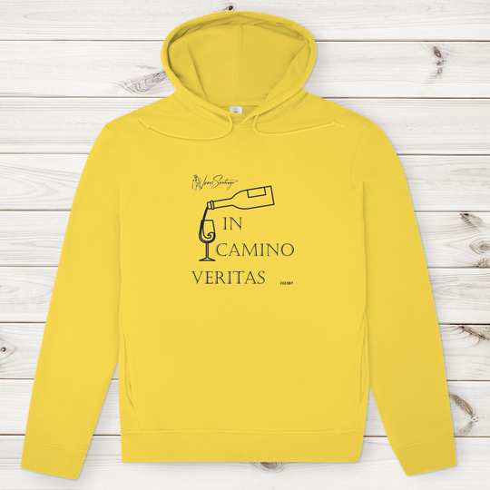In Camino Veritas – Hoodie aus Bio-Baumwolle