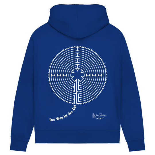 Der Weg ist das Ziel - Damen Hoodie aus Bio-Baumwolle