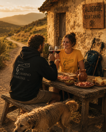 In Camino Veritas  ⨝  Der Hoodie mit Witz