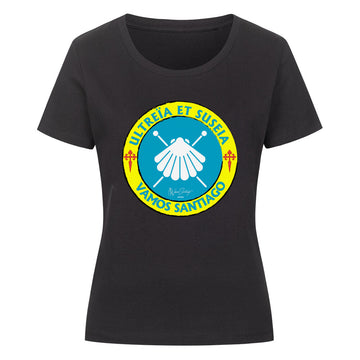 *Ultreia et suseia* - Damen T-Shirt aus Biobaumwolle