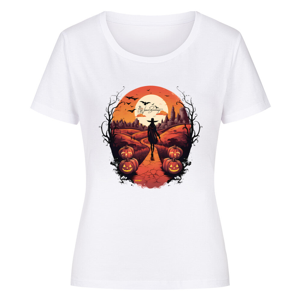 halloween_camino-damen-t-shirt-weiss