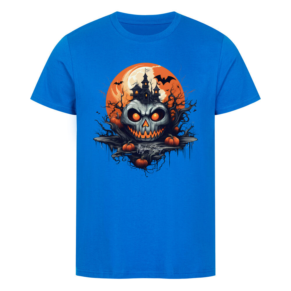 halloween_geisterschloss-kinder-t-shirt-blau